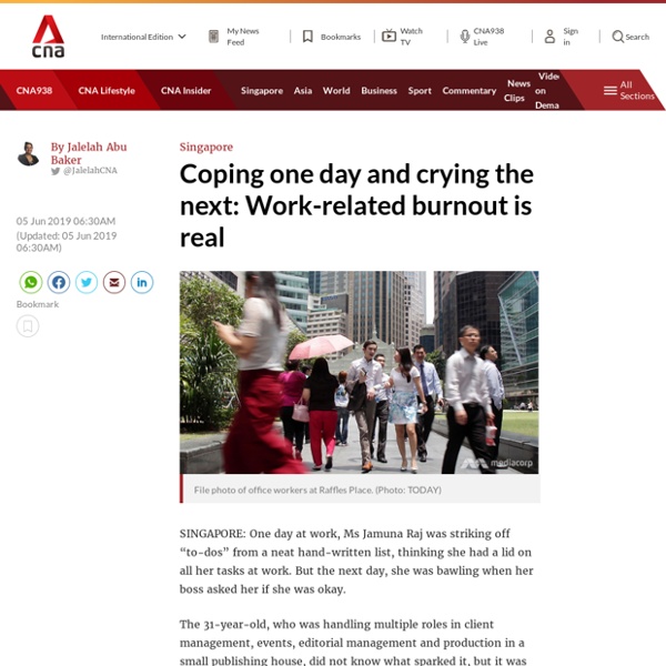 Coping one day and crying the next: Work-related burnout is real