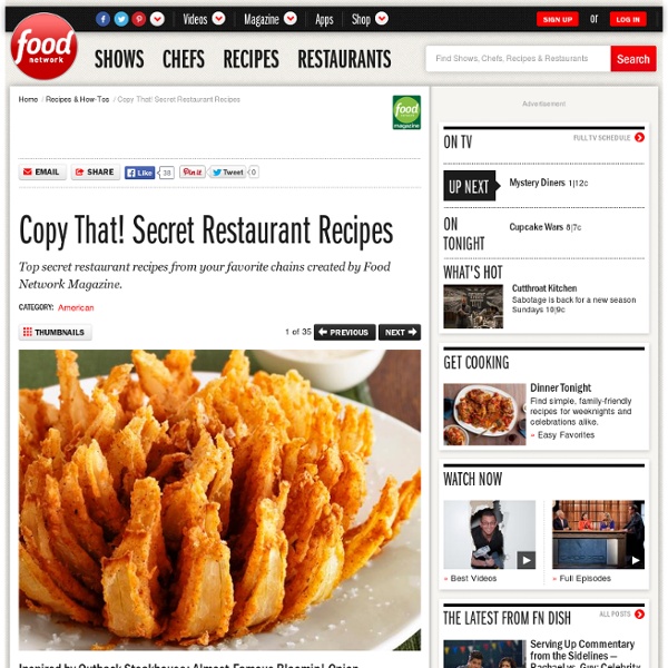 Copy That! Secret Restaurant Recipes