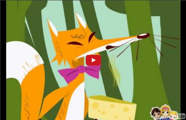 Le Corbeau et le Renard - Vidéo Fable Jean de La Fontaine - Jedessine.com