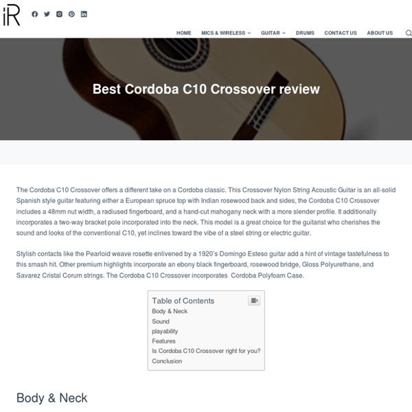 Best Cordoba C10 Crossover review - instroreview.com