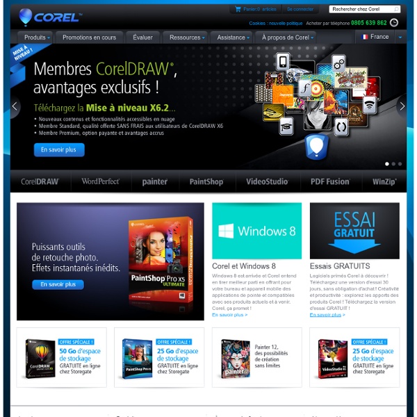 Graphic design software, photo editing software, video editing software – Corel Corporation
