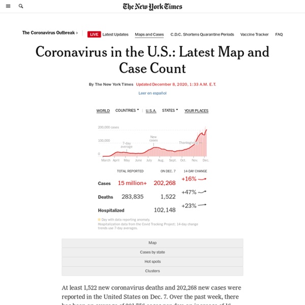 Coronavirus in the U.S.: Latest Map and Case Count