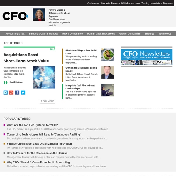 CFO.com - News and Insight for Financial Executives