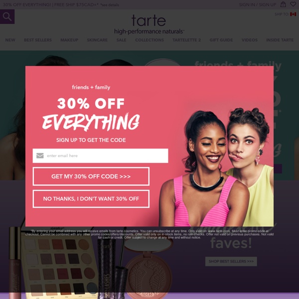 Tarte cosmetics: makeup, cosmetics, beauty products