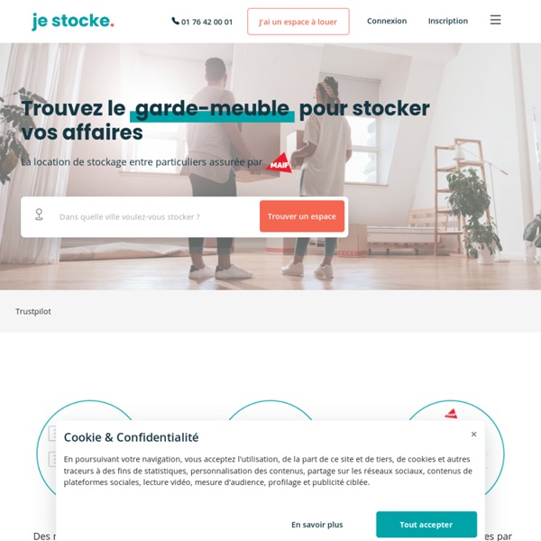 Garde meuble pas cher, costockage, stockage entre particuliers