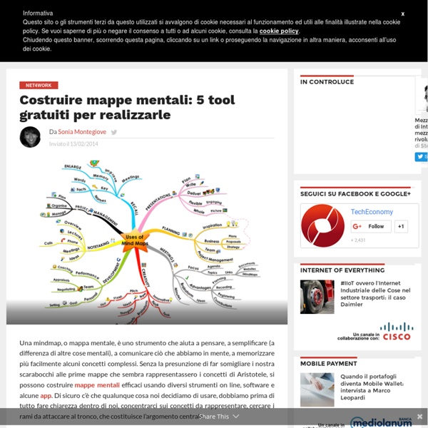 Costruire mappe mentali: 5 tool gratuiti per realizzarle