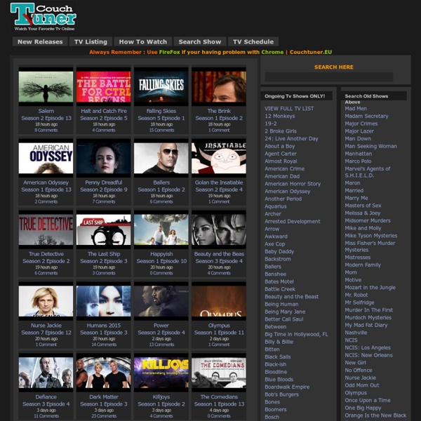 Couch Tuner TV Videos FREE: Watch Online Tv Shows