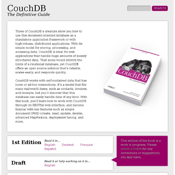 Relax with CouchDB