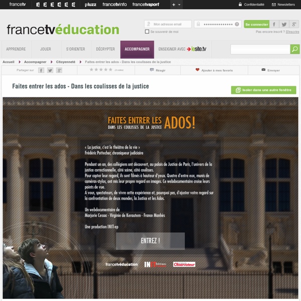 France 5 Education : Justice
