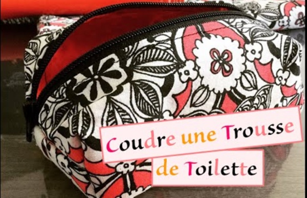 Tuto 24 - Couture - Coudre trousse de toilette IMPERMEABLE