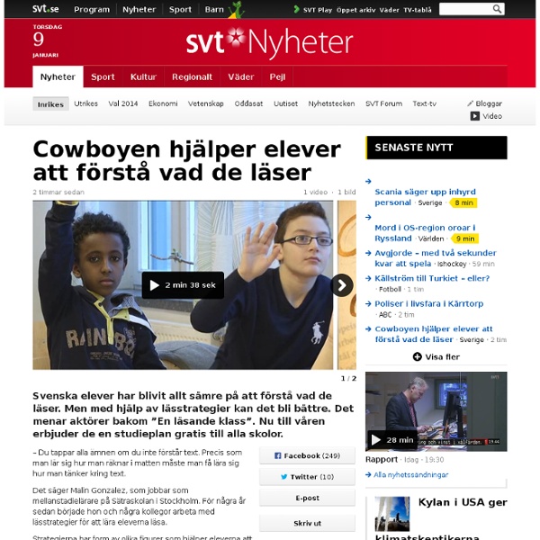 Cowboyen hjälper elever att förstå vad de läser