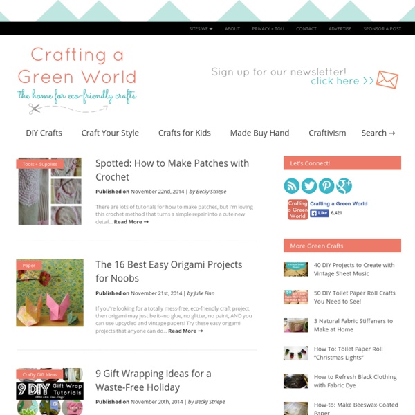 Crafting a Green World