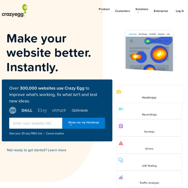 Crazy Egg Website Optimization