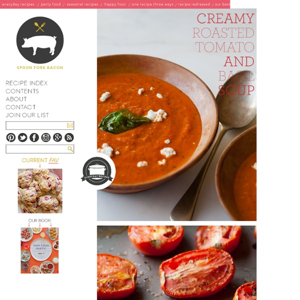 Creamy Roasted Tomato & Basil Soup recipe