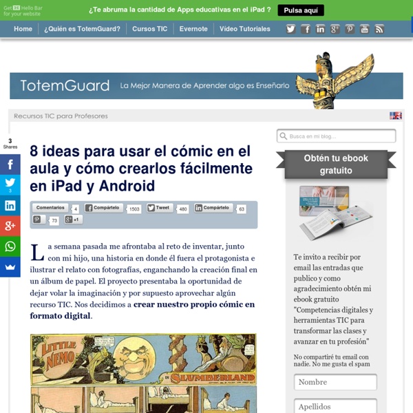 8 ideas para usar el cómic en el aula y apps para crearlos en iPad y Android