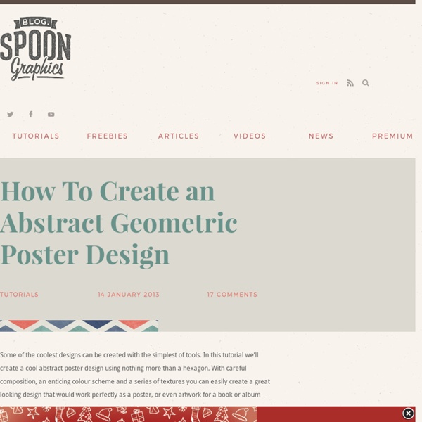 How To Create an Abstract Geometric Poster Design