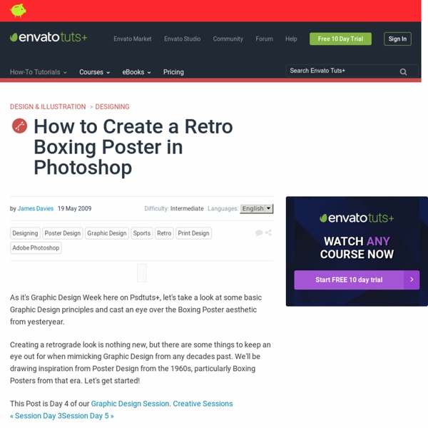 How to Create a Retro Boxing Poster in Photoshop