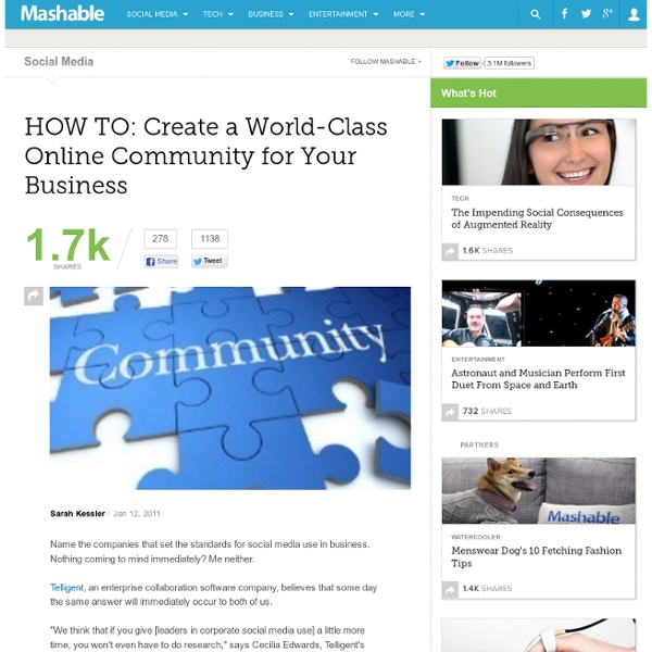 HOW TO: Create a World-Class Online Community for Your Business