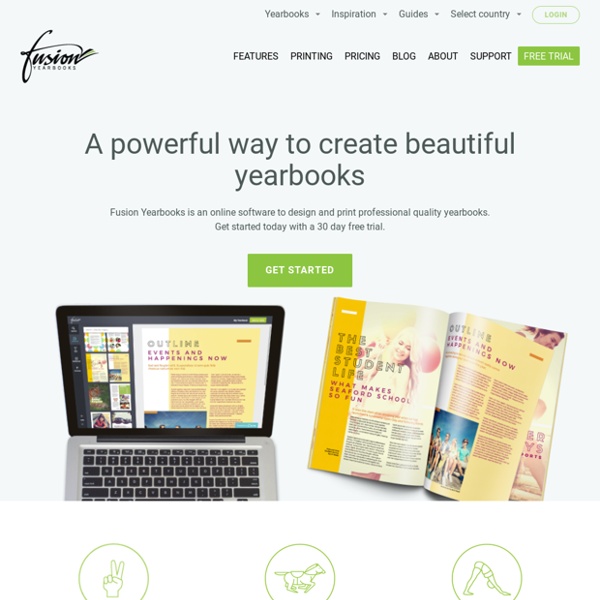 Create and Print your Yearbook Online  - Fusion Yearbooks