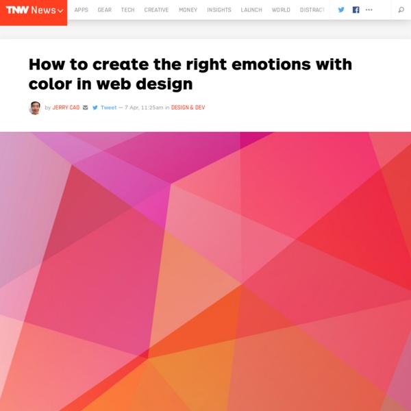 How to Create the Right Emotions with Color in Web Design