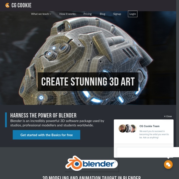 Blender Tutorials Downloads Videos & Education – Blender Cookie