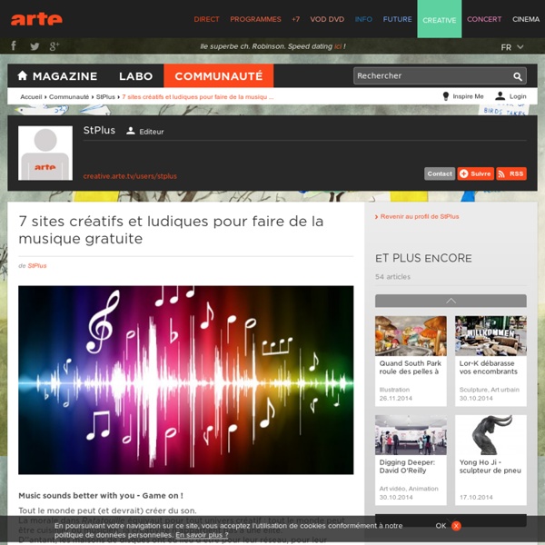 7 sites créatifs et ludiques pour faire de la musique gratuite