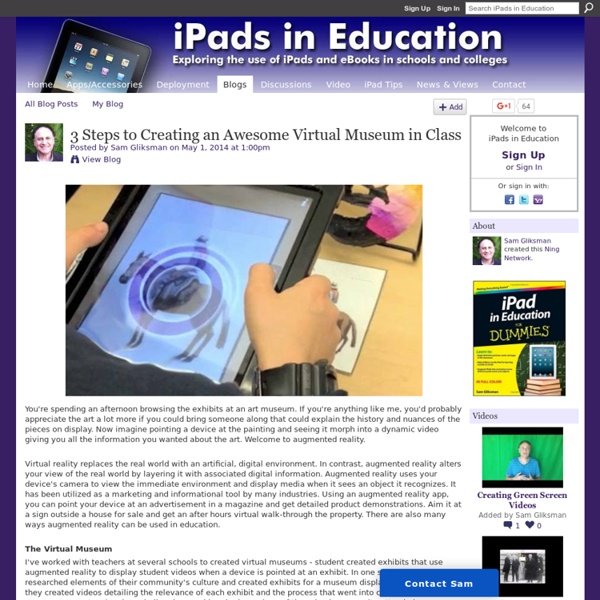 3 Steps to Creating an Awesome Virtual Museum in Class