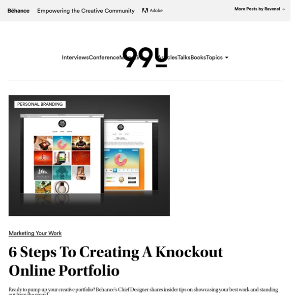 6 Steps To Creating A Knockout Online Portfolio