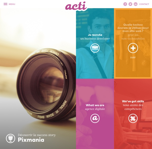 Acti - Interactive Performance - agence web, agence internet, agence digitale, agence interactive