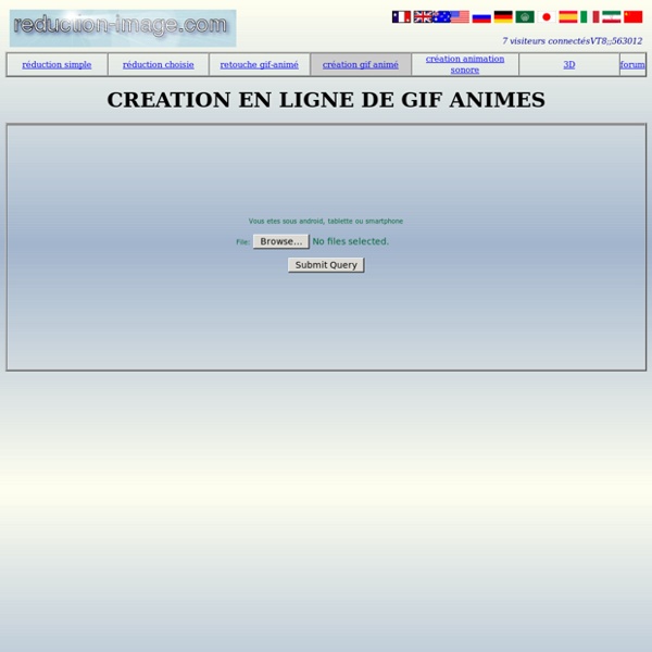 Creation en ligne de gif anime