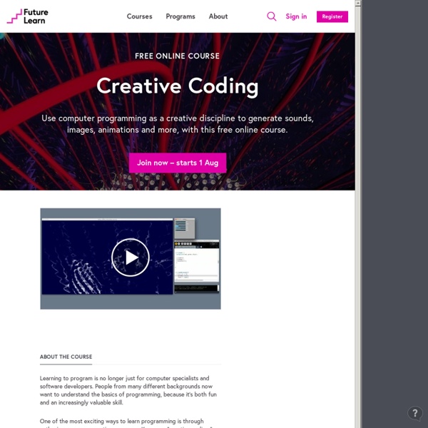 Creative coding — Monash University