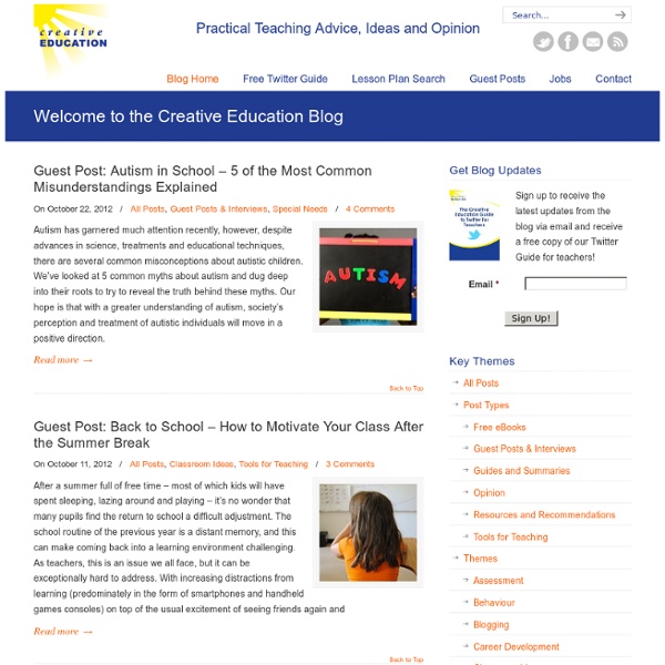 News, trends and ideas in education