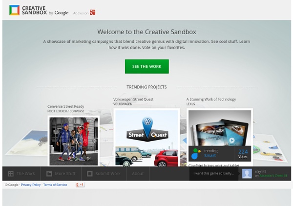 Creative Sandbox by Google