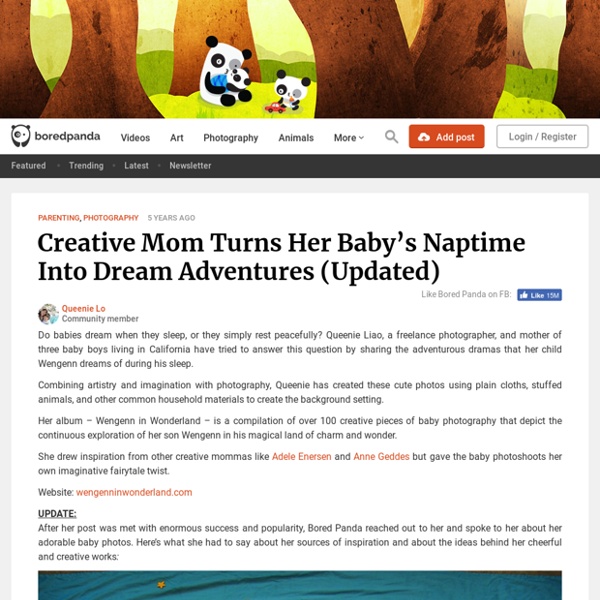 Creative Mom Turns Her Baby’s Naptime Into Dream Adventures