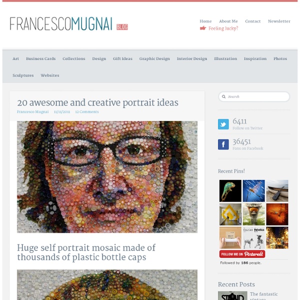 20 awesome and creative portrait ideas & Blog of Francesco Mugnai - StumbleUpon