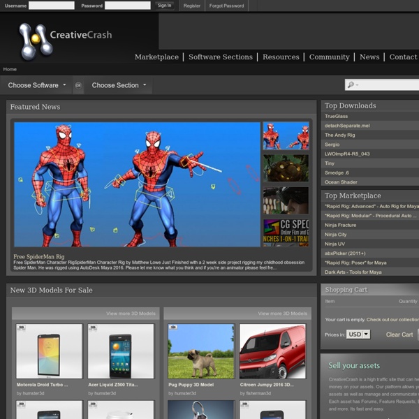 Creative Crash : High Quality 3D Models, Scripts, Plugins and More! :