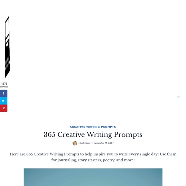 365 Creative Writing Prompts