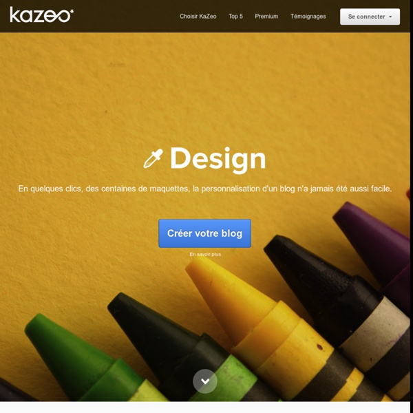 Créer un blog gratuit ou son site internet avec KaZeo