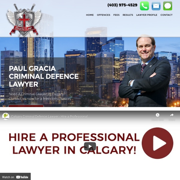 Criminal Defence Lawyer Calgary