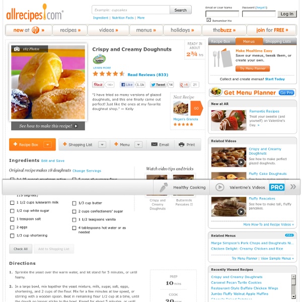 Crispy and Creamy Doughnuts Recipe - Allrecipes.com