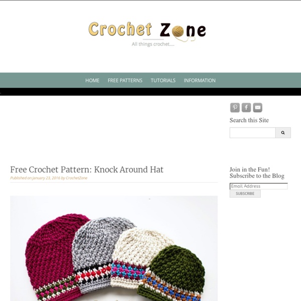 Free Crochet Pattern: Knock Around Hat - Crochet Zone