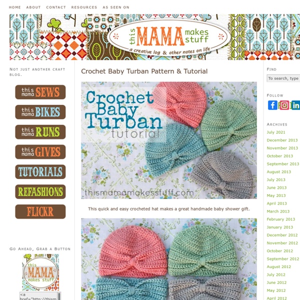 Crochet Baby Turban Pattern & Tutorial