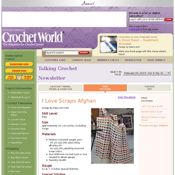 The Magazine For Crochet Lovers