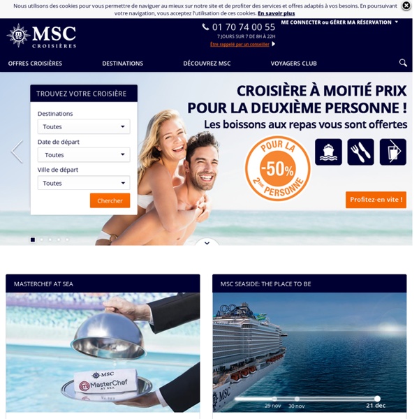 MSC Croisières - Croisières en Méditerranée et aux Caraïbes