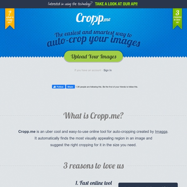 The easiest and smartest online crop tool