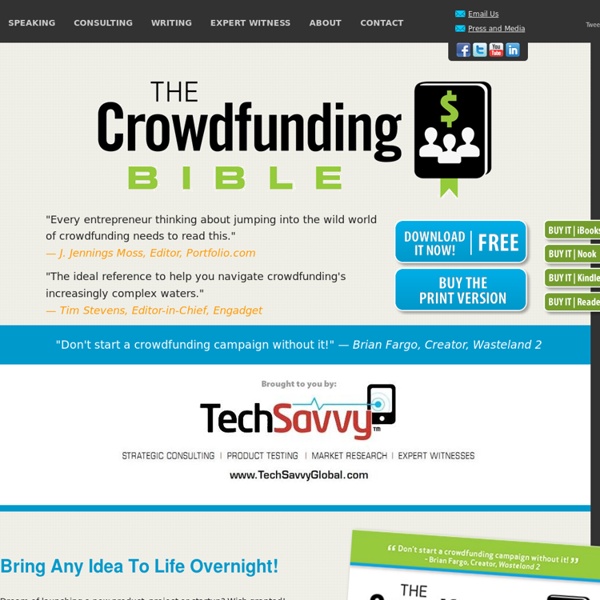 Crowdfunding Bible: Top Book on Crowd Funding, Kickstarter