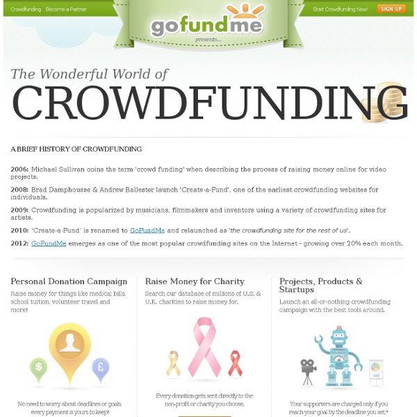 GoFundMe: The OFFICIAL Home of Crowdfunding >>