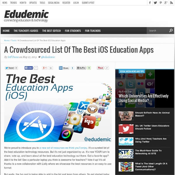 The Best Education Apps For iOS