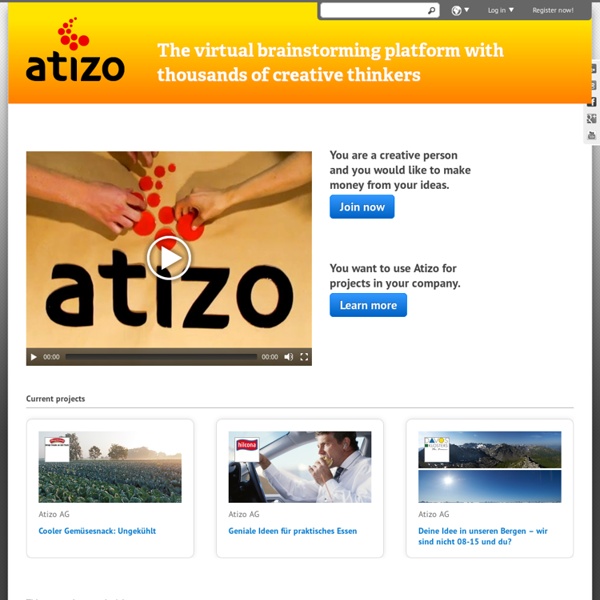 Atizo - The Open Innovation Platform