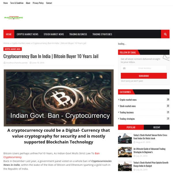 Cryptocurrency Ban In India